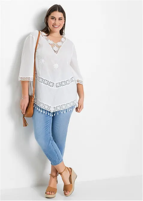 Tunique-blouse 100% coton, bonprix