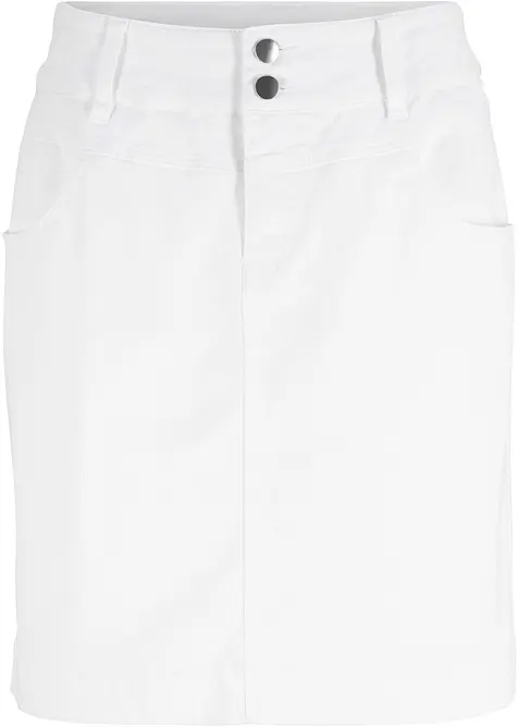 Jupe en coton extensible, bonprix