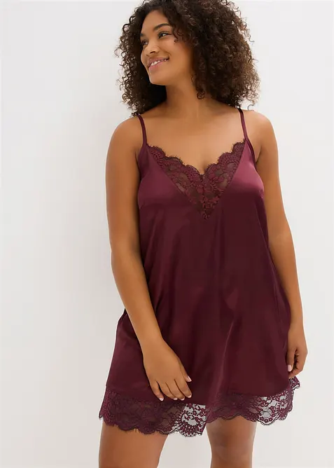Nuisette en satin et dentelle, bonprix