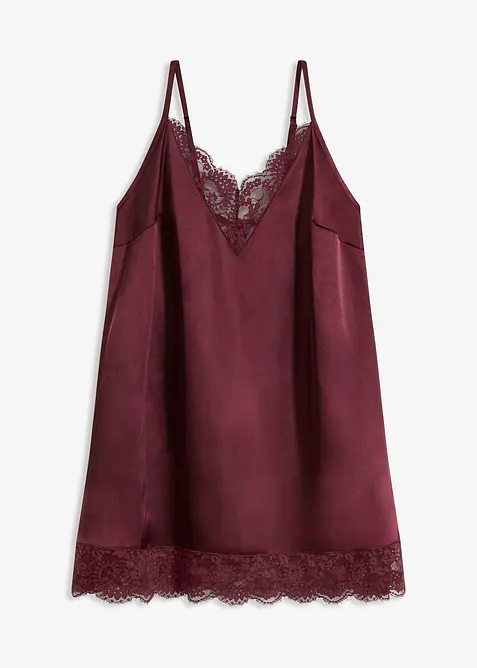 Nuisette en satin et dentelle, bonprix