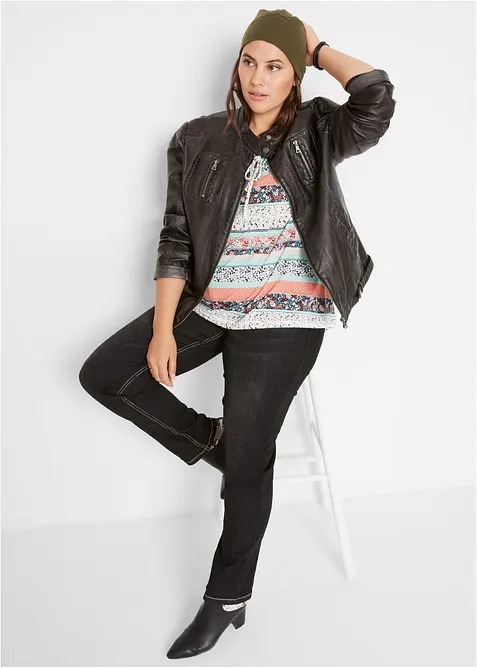 Tunique T-shirt à manches longues, bonprix