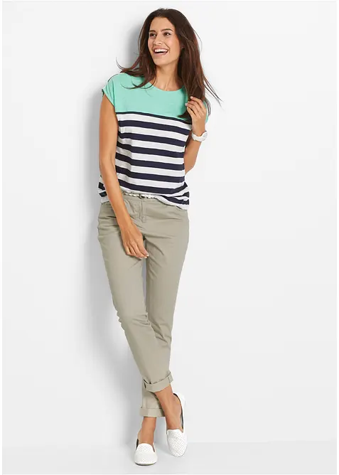 T-shirt en coton flammé, bonprix