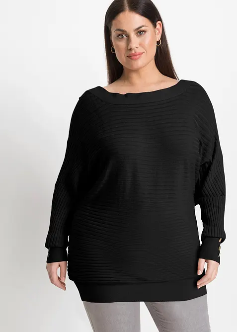 Pull en maille fine, bonprix