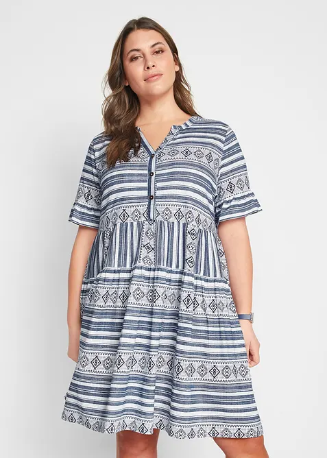 Robe en jersey de viscose mélangée, bonprix