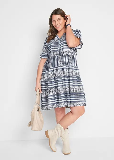 Robe en jersey de viscose mélangée, bonprix