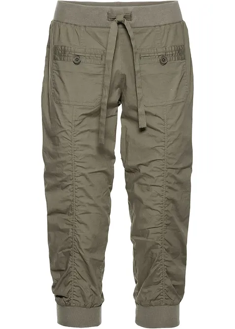 Pantalon 3/4, 100% coton, bonprix