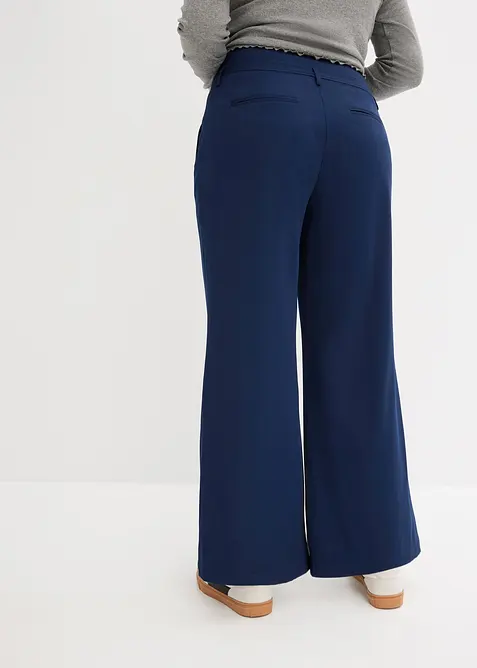 Pantalon évasé taille haute, bonprix