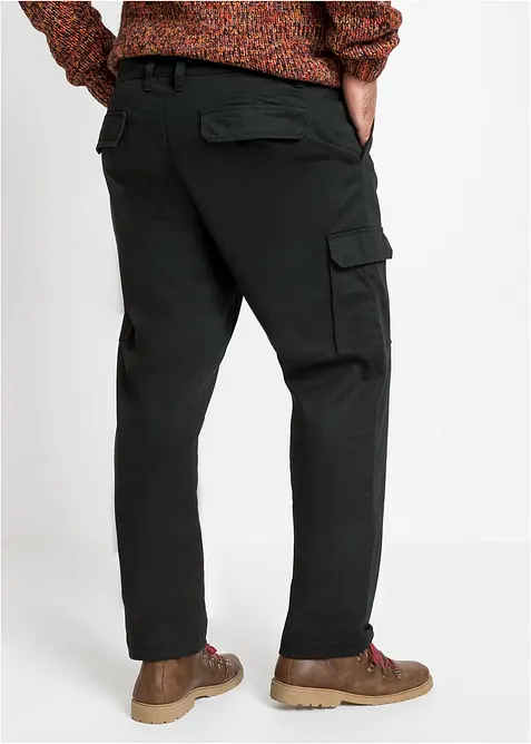 Pantalon cargo thermique regular, extensible, droit, bonprix