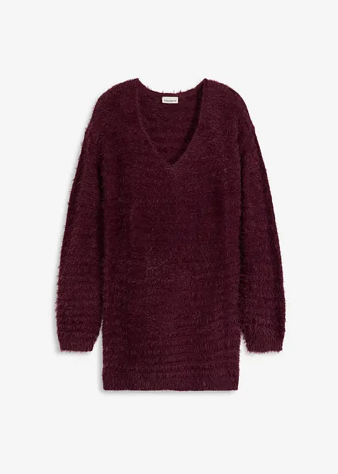 Pull long duveteux, bonprix