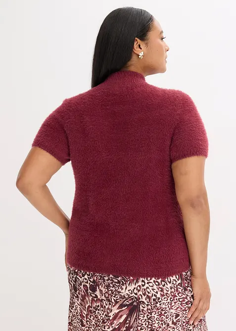 Pull en maille poilue, bonprix