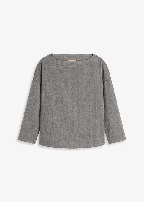 Tunique à imprimé chevrons en tissu épais, bonprix