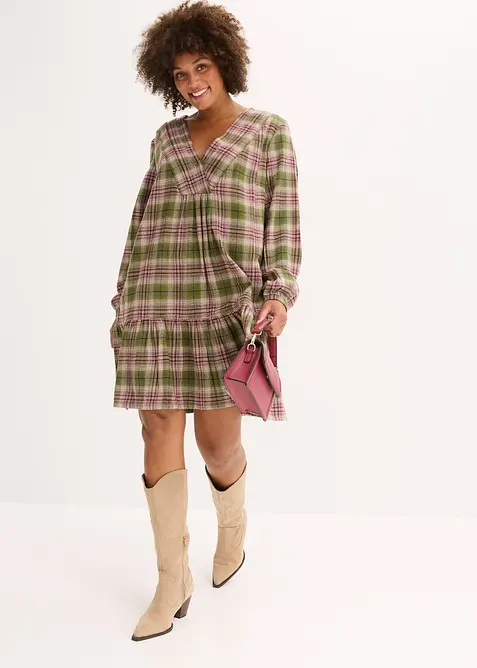 Robe courte en coton majoritaire, bonprix