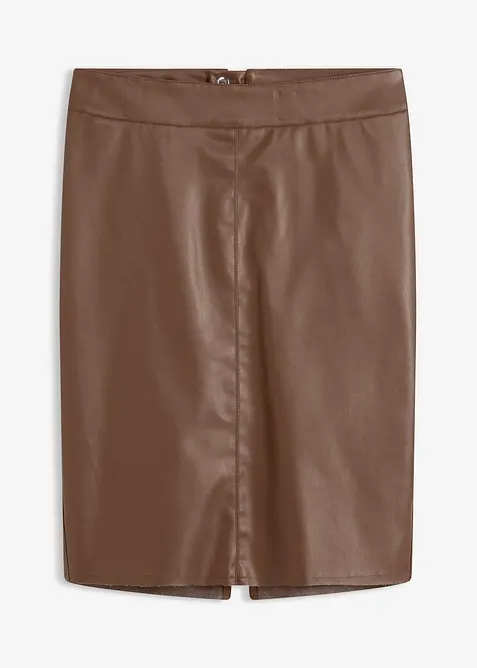 Jupe crayon enduite, bonprix