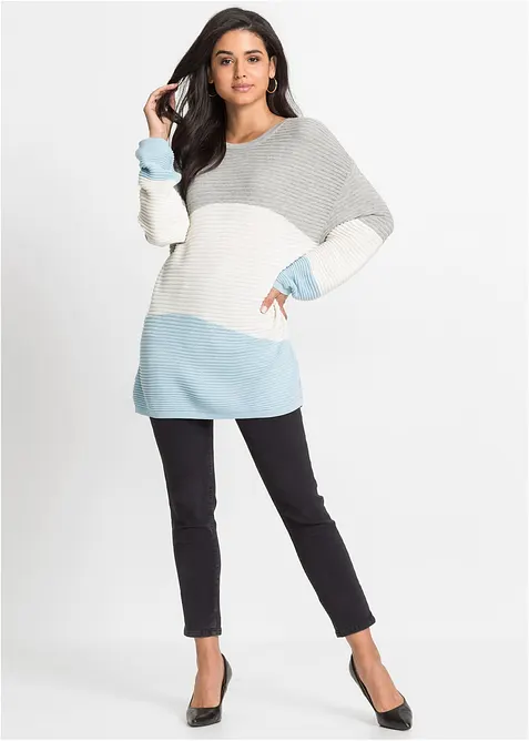 Pull côtelé, bonprix