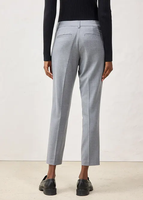 Pantalon étroit en laine mélangée, bonprix