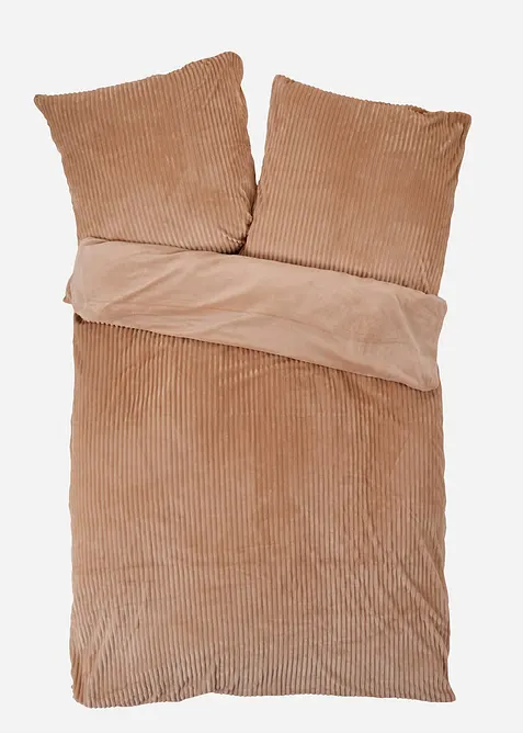 Parure de lit réversible et texturée toucher cachemire, bonprix