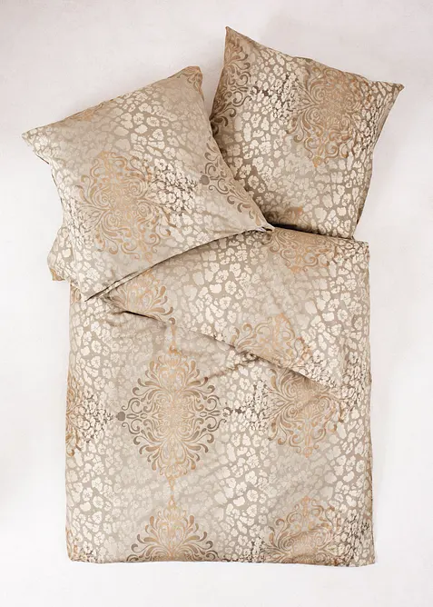 Parure de lit en percale avec ornements, bonprix