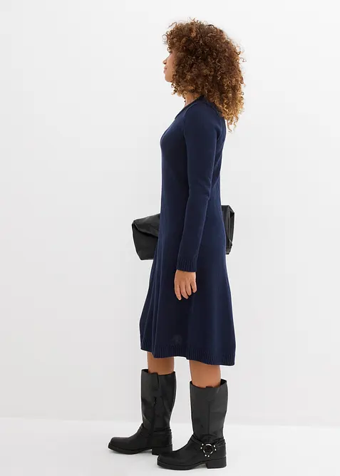 Robe évasée en maille, bonprix