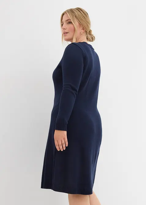 Robe évasée en maille, bonprix