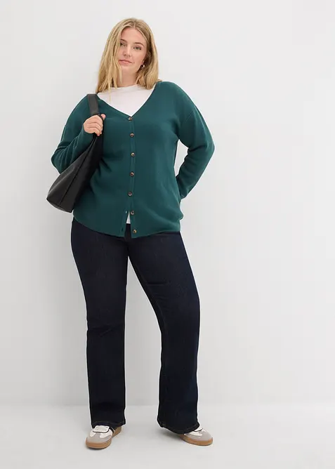 Gilet en fine maille, bonprix