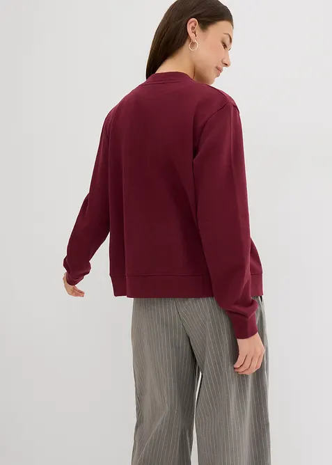 Blouson boutonné en molleton, bonprix