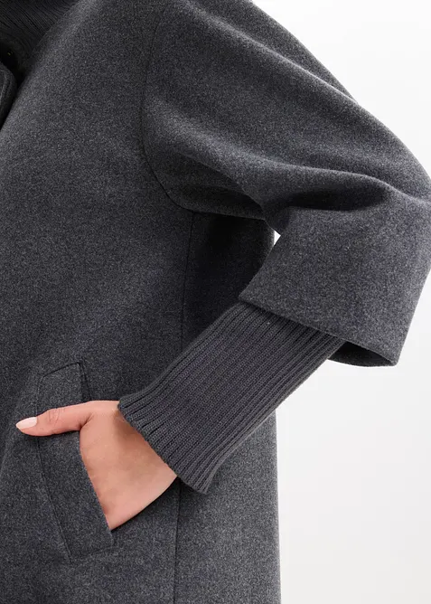 Manteau court aspect laine, bonprix