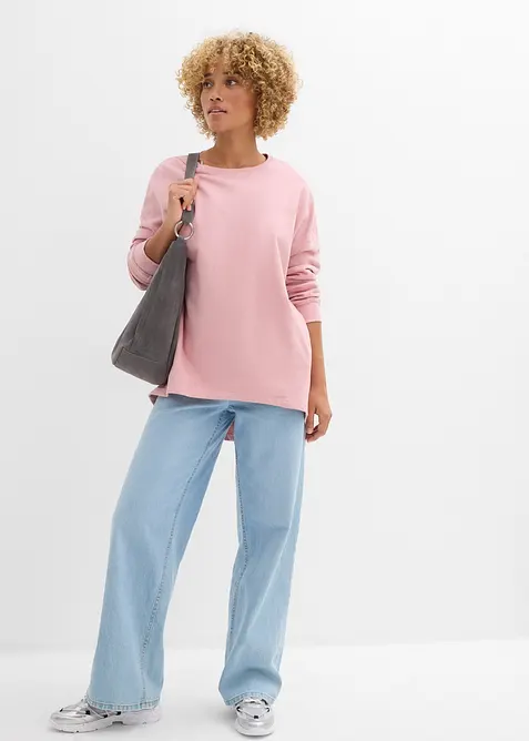 Sweat-shirt oversize 100% coton, bonprix
