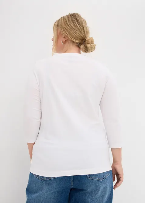 T-shirt manches 3/4, bonprix