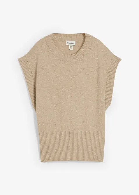 Pull sans manches oversize, bonprix