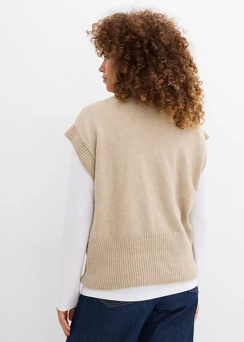 Pull sans manches oversize, bonprix