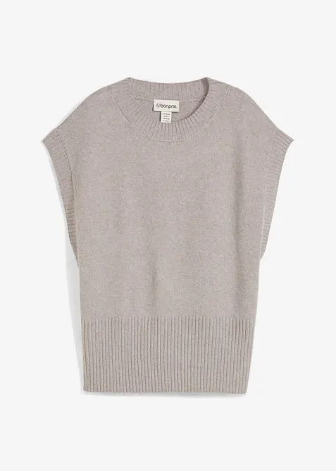 Pull sans manches oversize, bonprix