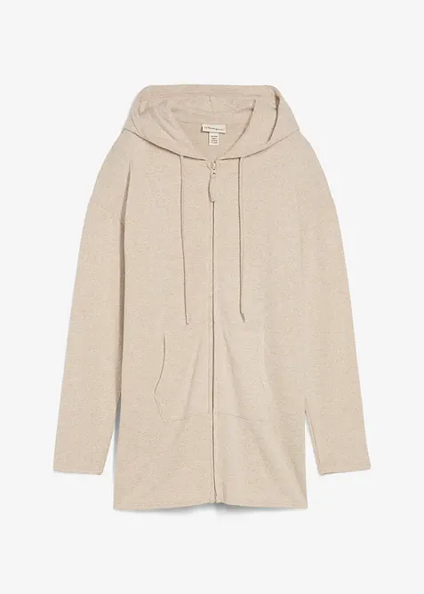 Gilet en fine maille mélangée, bonprix