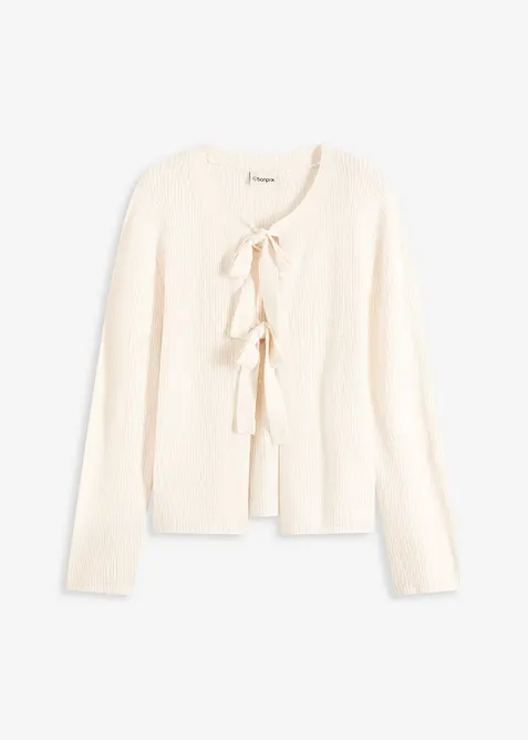 Gilet en maille de coton mélangé, bonprix