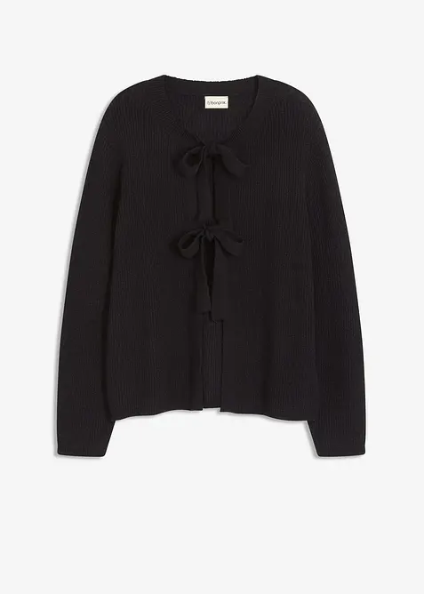 Gilet en maille de coton mélangé, bonprix