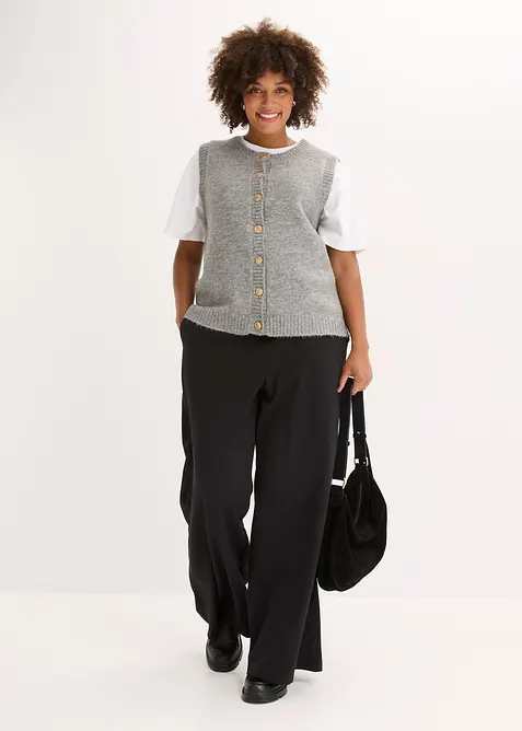 Gilet sans manches en maille, bonprix