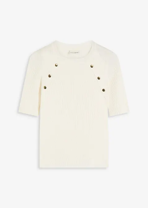 Pull doux en fine maille, viscose majoritaire, bonprix