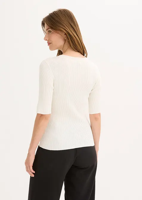 Pull doux en fine maille, viscose majoritaire, bonprix