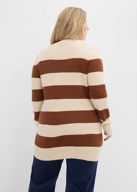 Pull long en maille, bonprix