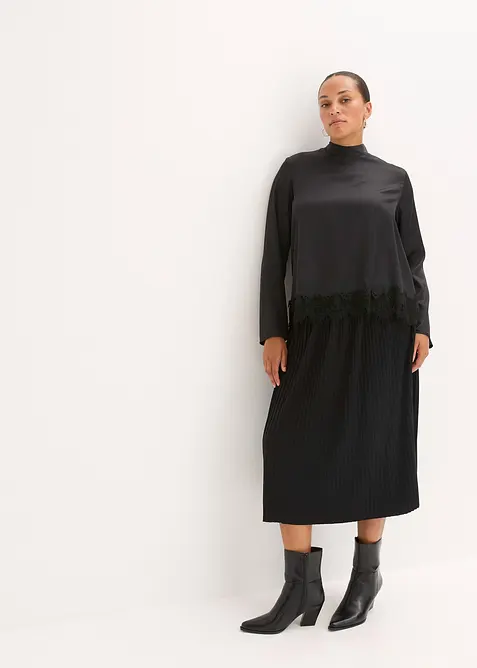 Jupe fluide en jersey de viscose mélangée, bonprix