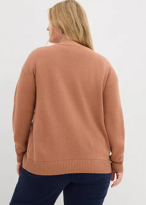 Gilet en fine maille milano, bonprix