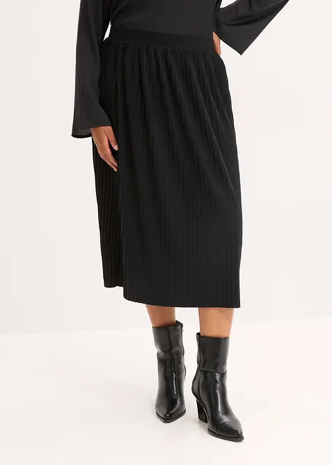 Jupe fluide en jersey de viscose mélangée, bonprix