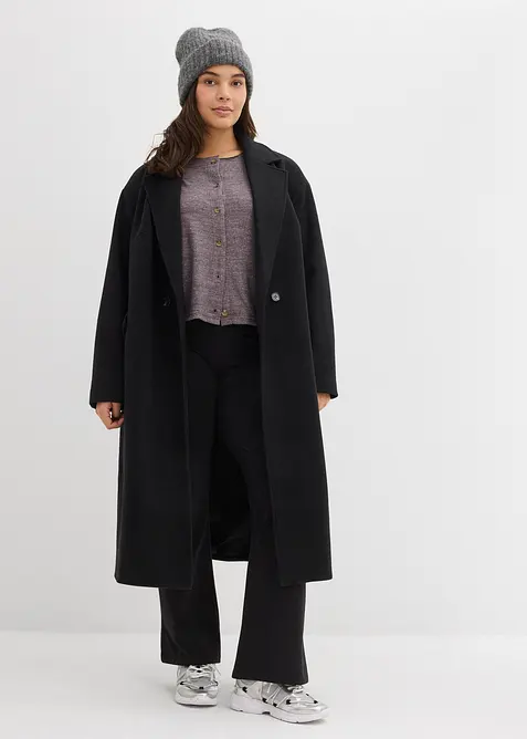 Pantalon flare en coton extensible, bonprix