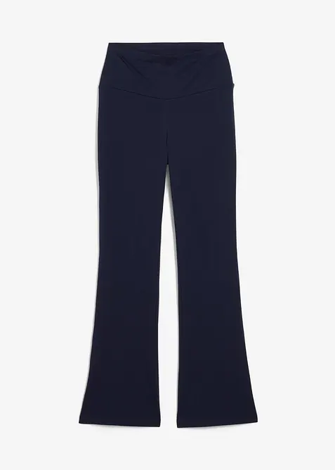 Pantalon flare en coton extensible, bonprix