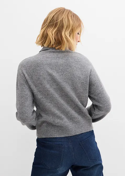 Pull col polo, bonprix