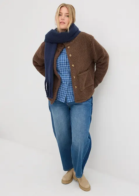 Veste en sherpa, bonprix