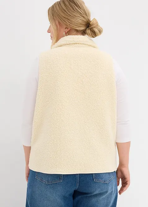 Gilet sans manches en sherpa, bonprix