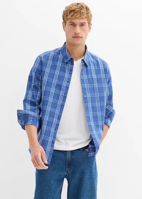 Chemise manches longues 100% coton, bonprix