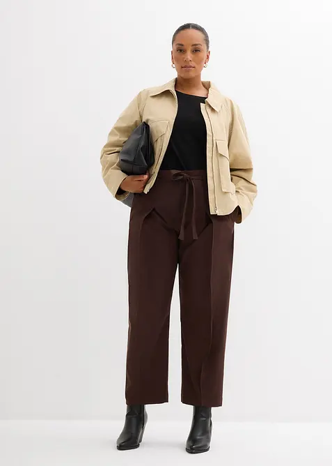 Pantalon avec passepoils décoratifs, bonprix