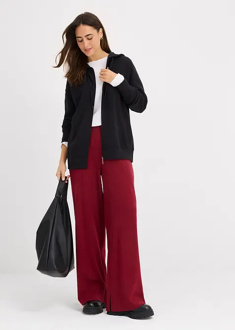 Sweat zipp&eacute; long, bonprix