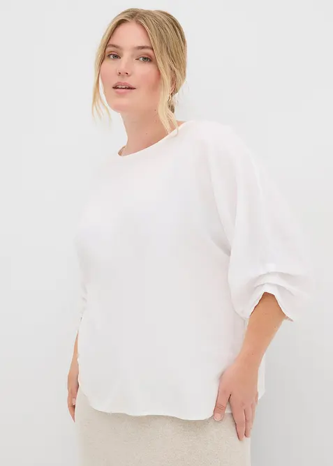 Blouse ample 100% coton, bonprix